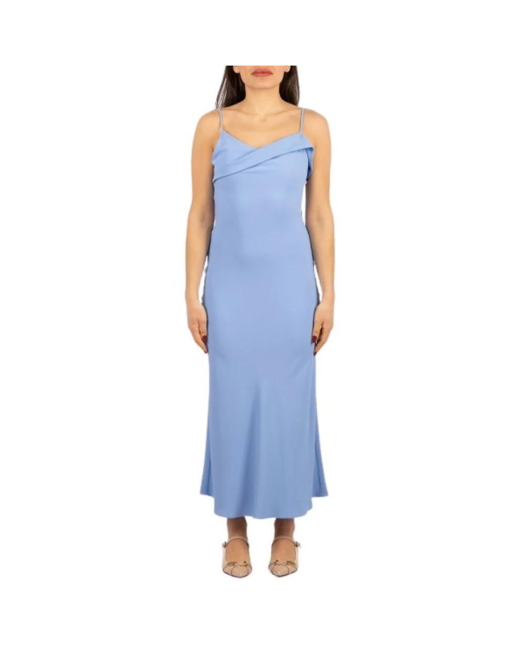 Hanita Blue Maxi Dresses