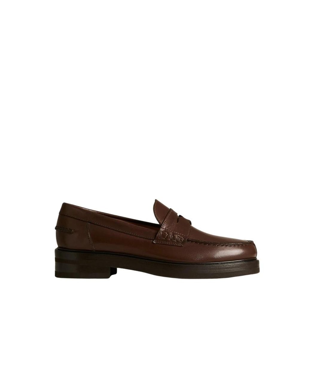 Kiton Loafer Kalfsleer in het Brown