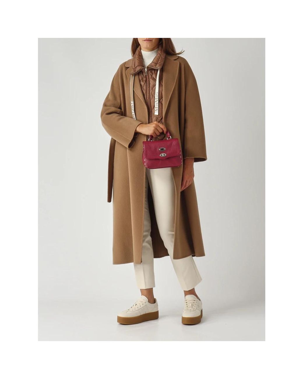 Max Mara Brown Belted Coats