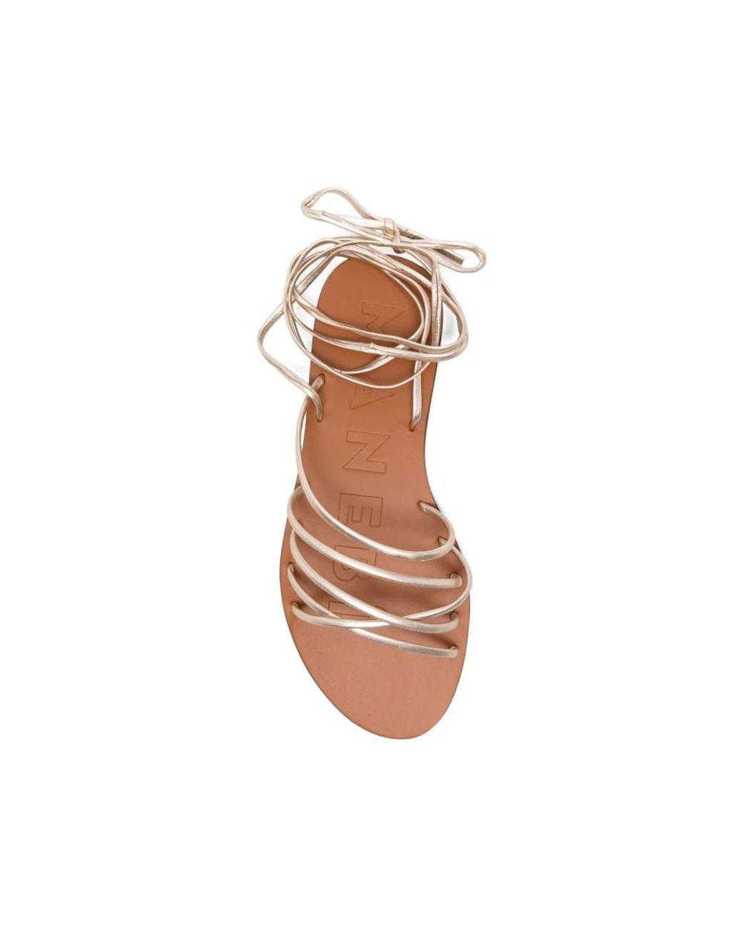 Flat Sandals di Manebí in Natural