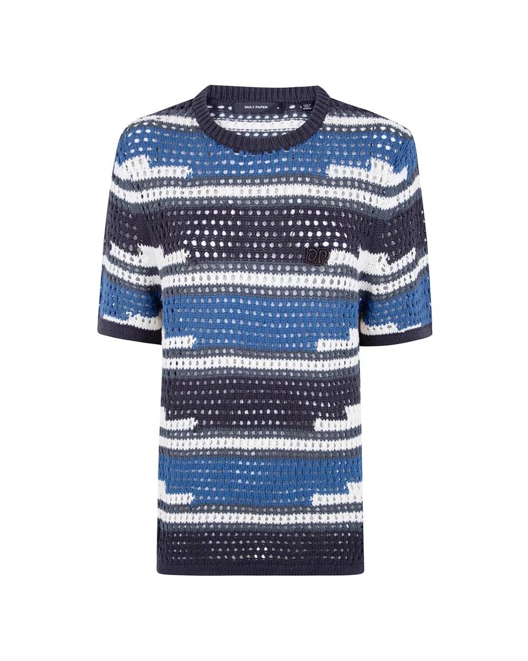 Daily Paper Blue Round-Neck Knitwear for men