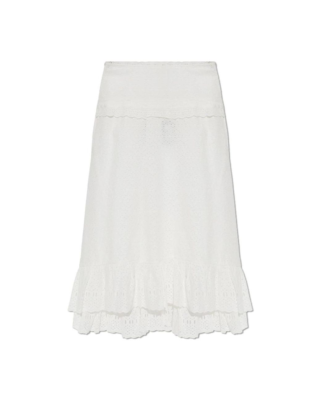 Midi Skirts Ulla Johnson de color White