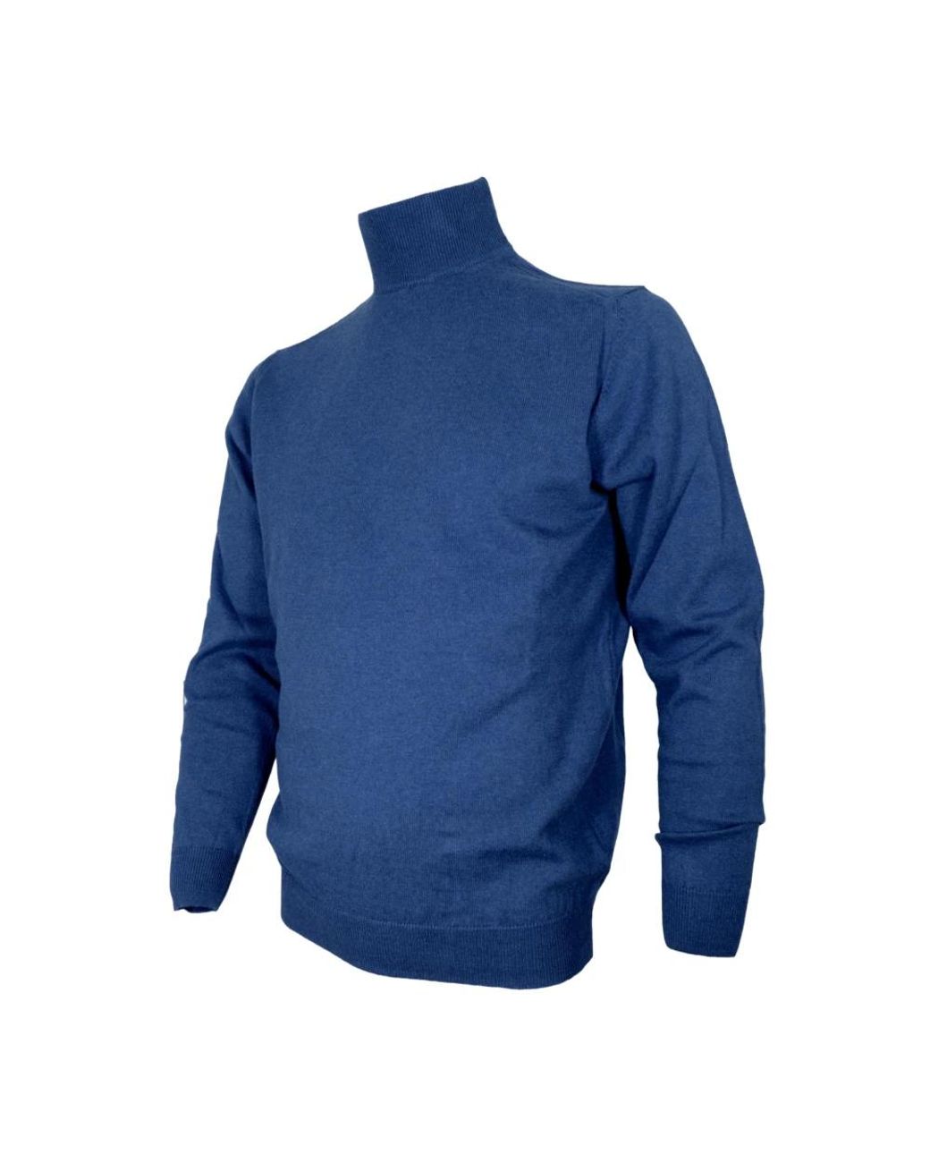 Cashmere Company Blue Turtlenecks for men