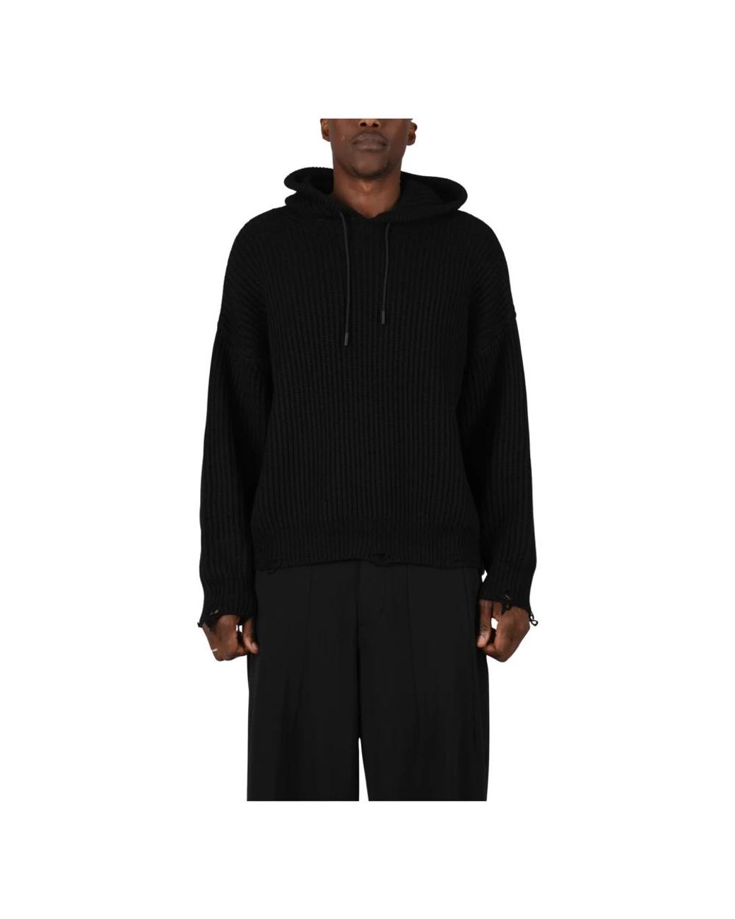Nine:inthe:morning Black Hoodies for men
