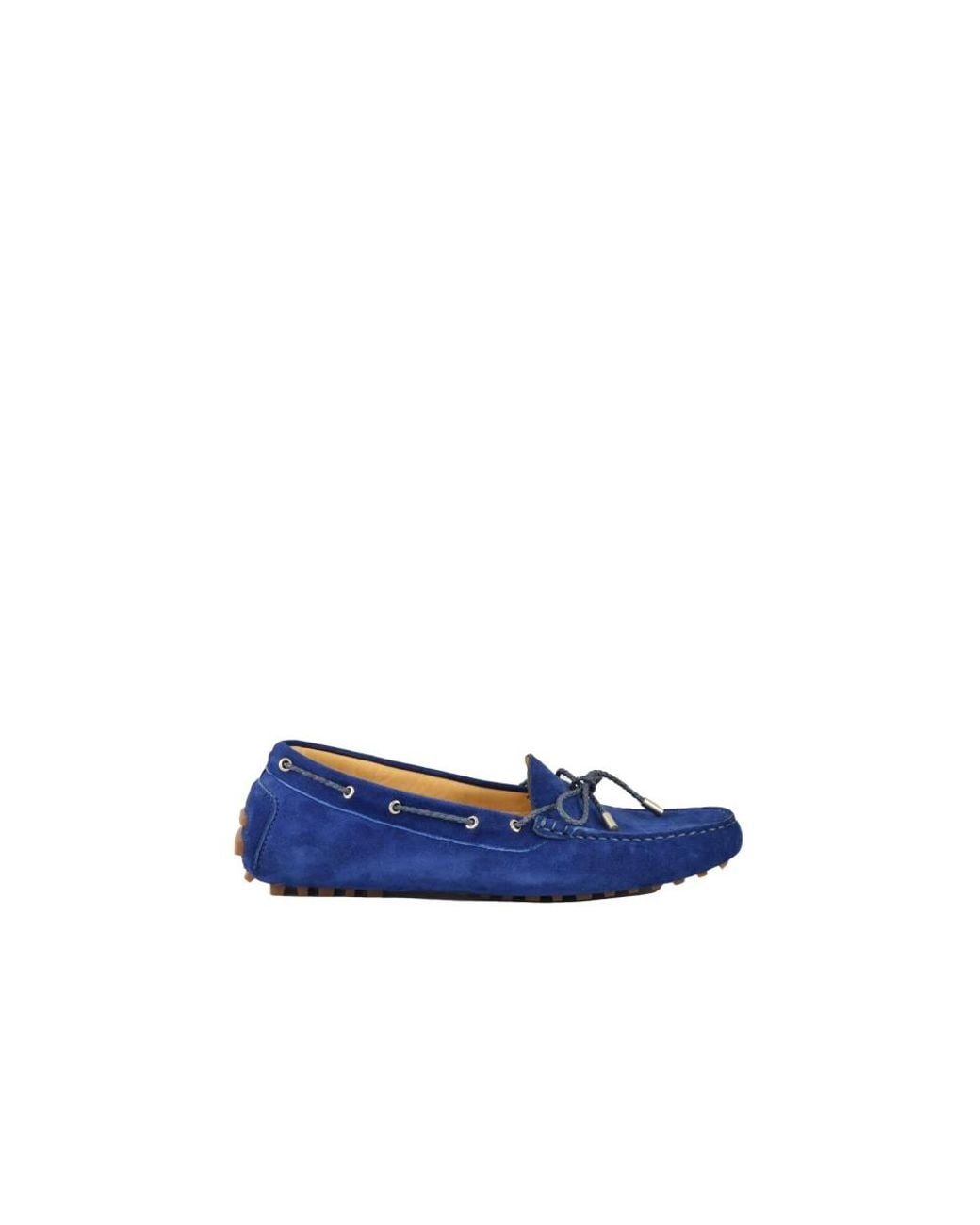 Testoni Blue Boat Shoes