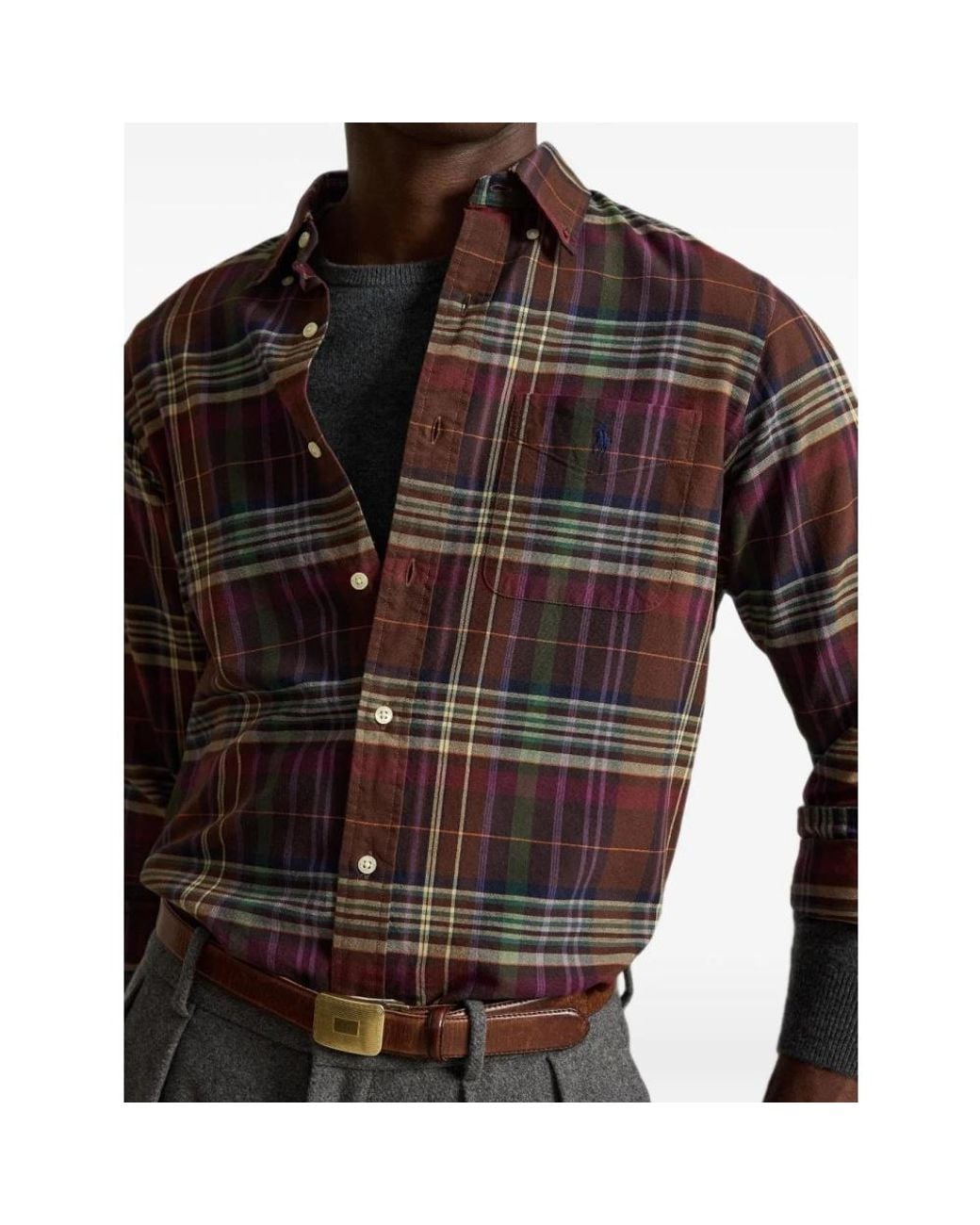 Polo Ralph Lauren Purple Casual Shirts for men