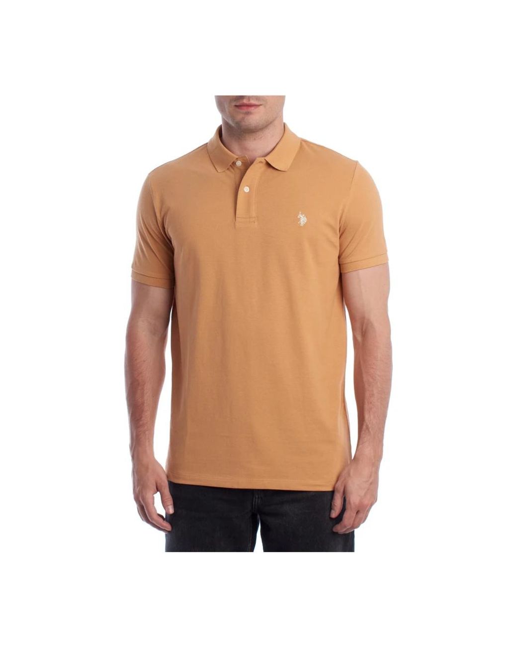 U.S. POLO ASSN. Brown Polo Shirts for men