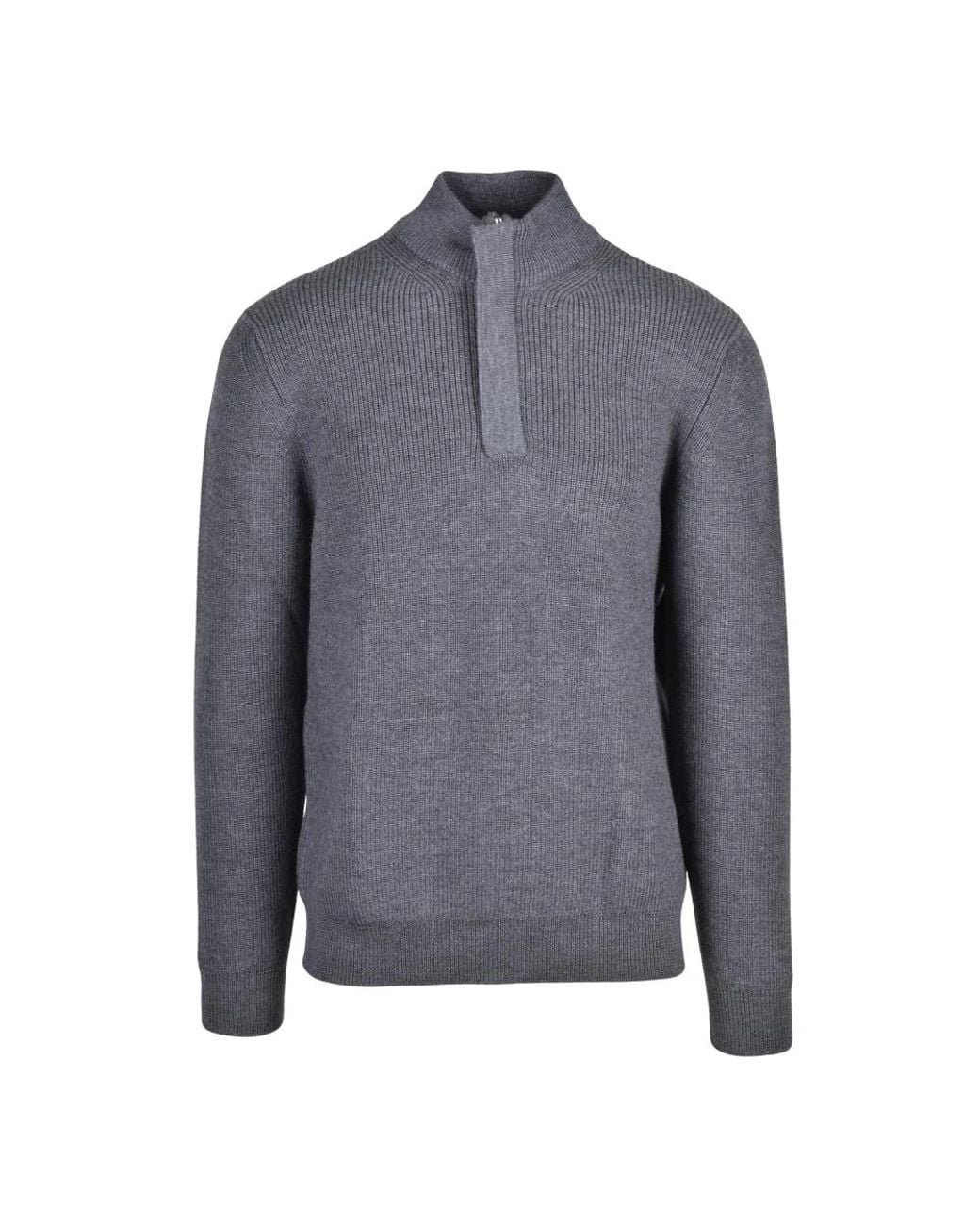 Drumohr Gray Zip-Throughs for men