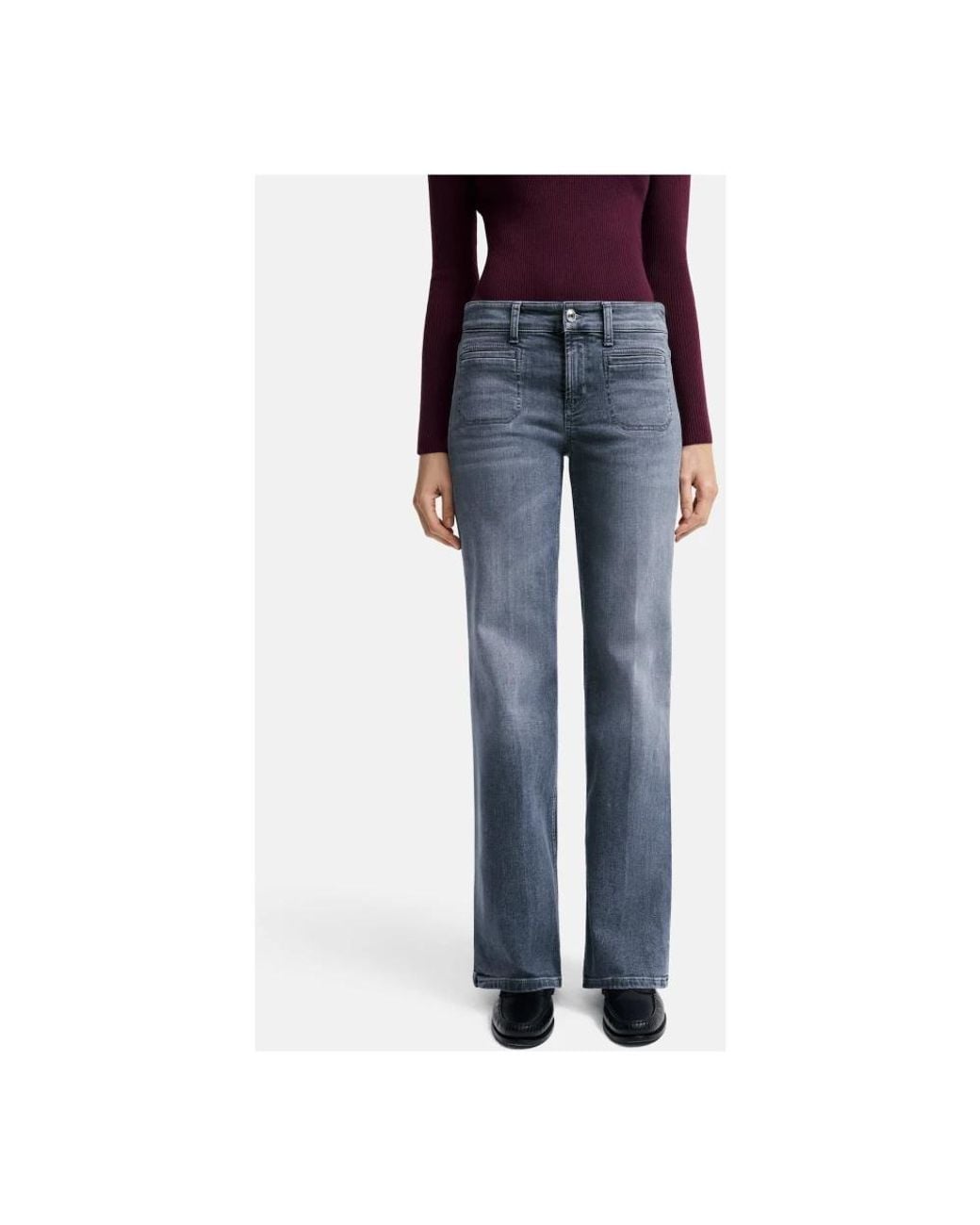 Cambio Blue Straight Jeans