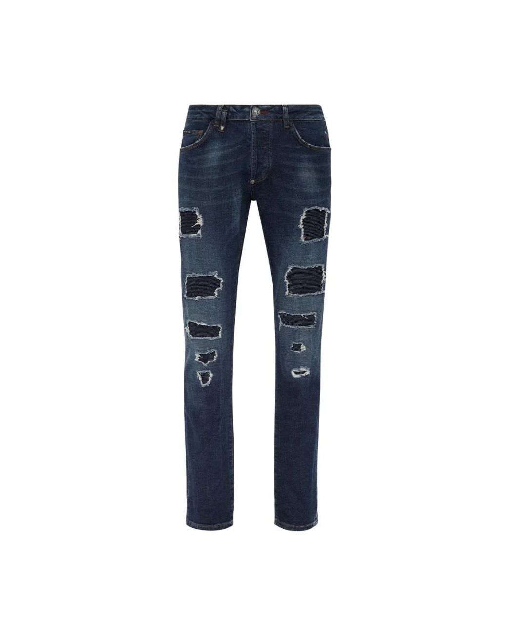 Philipp Plein Blue Slim-Fit Jeans for men