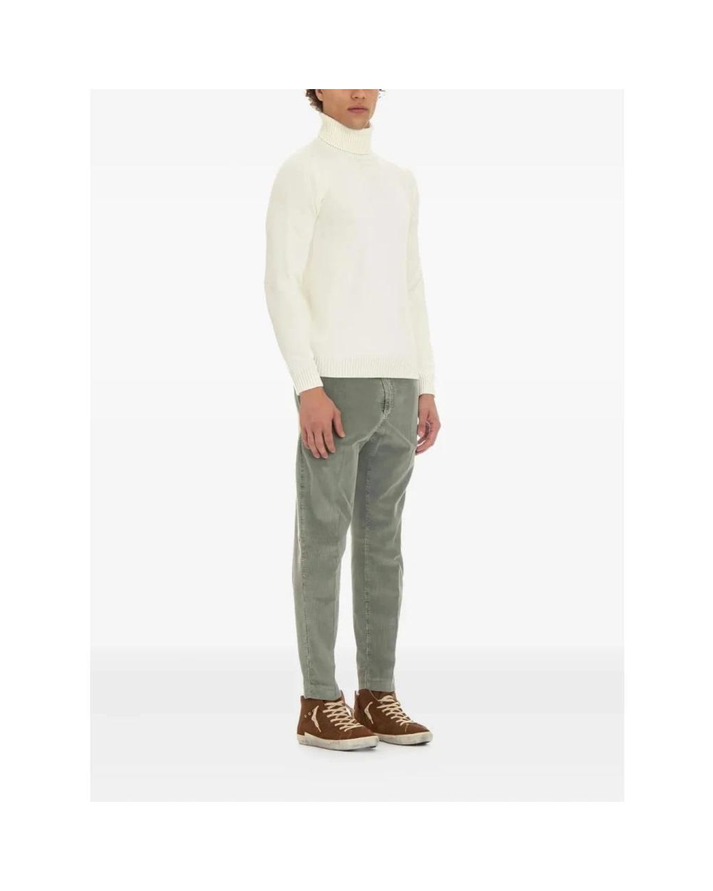 Roberto Collina White Turtlenecks for men