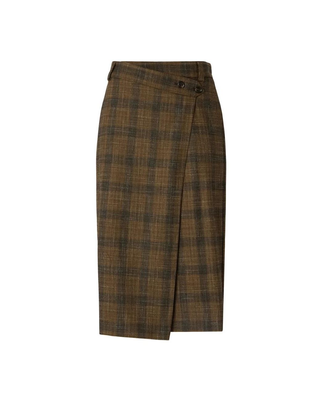 Pinko Green Midi Skirts