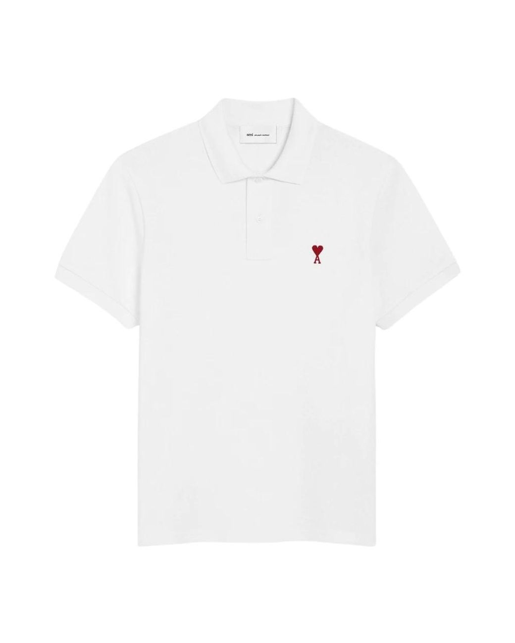AMI White Polo Shirts