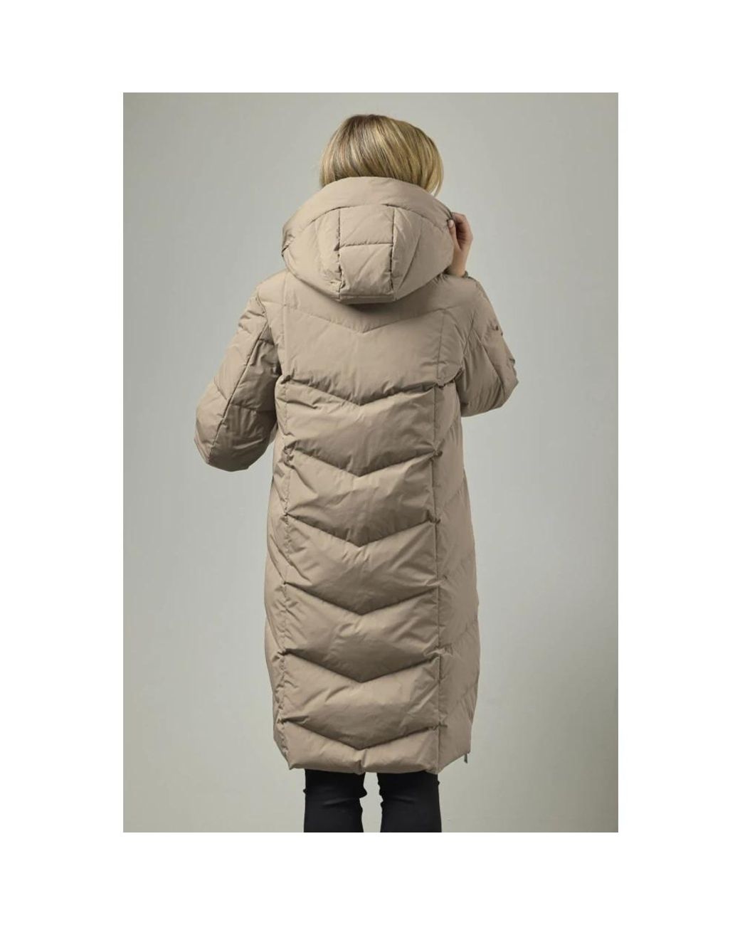 Parkas Junge de color Natural