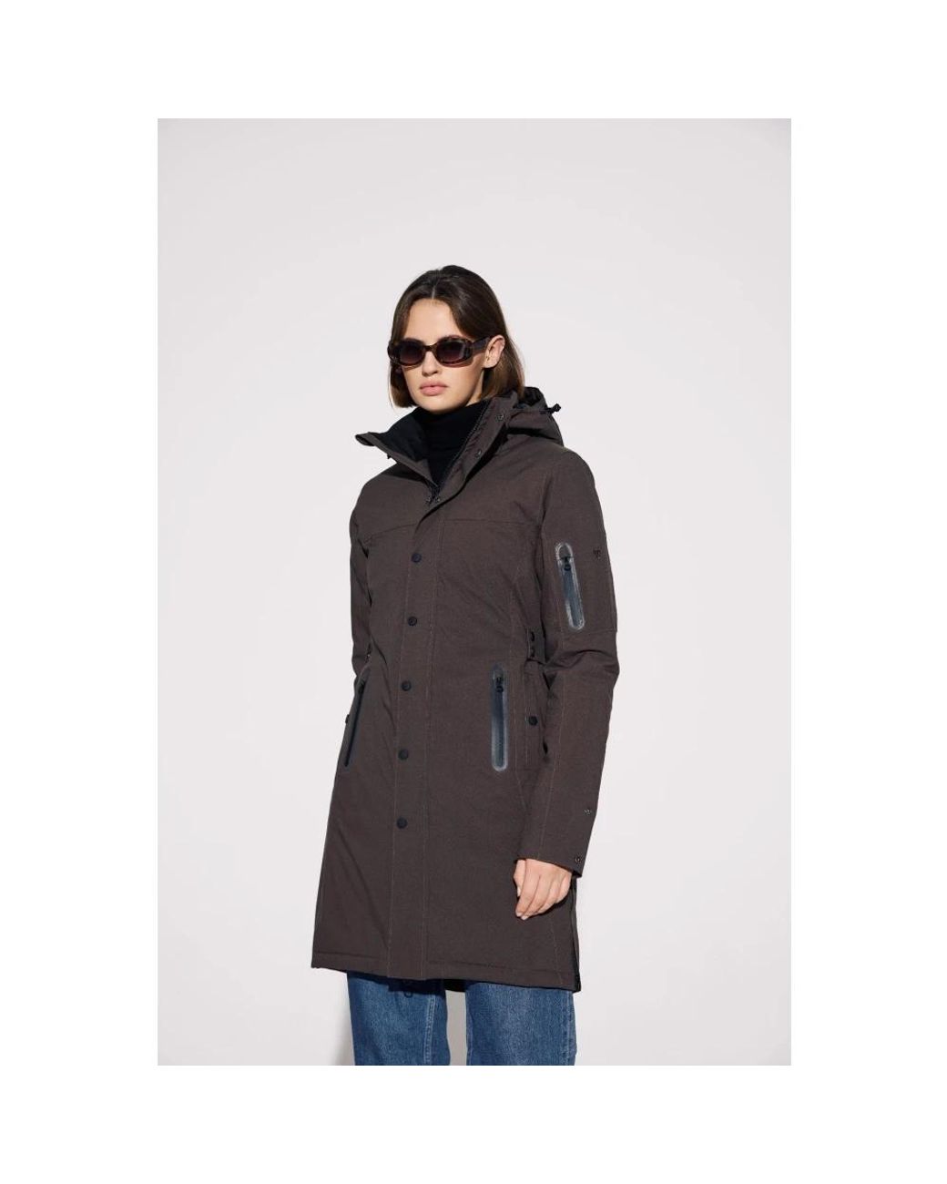 Parkas Notyz de color Brown
