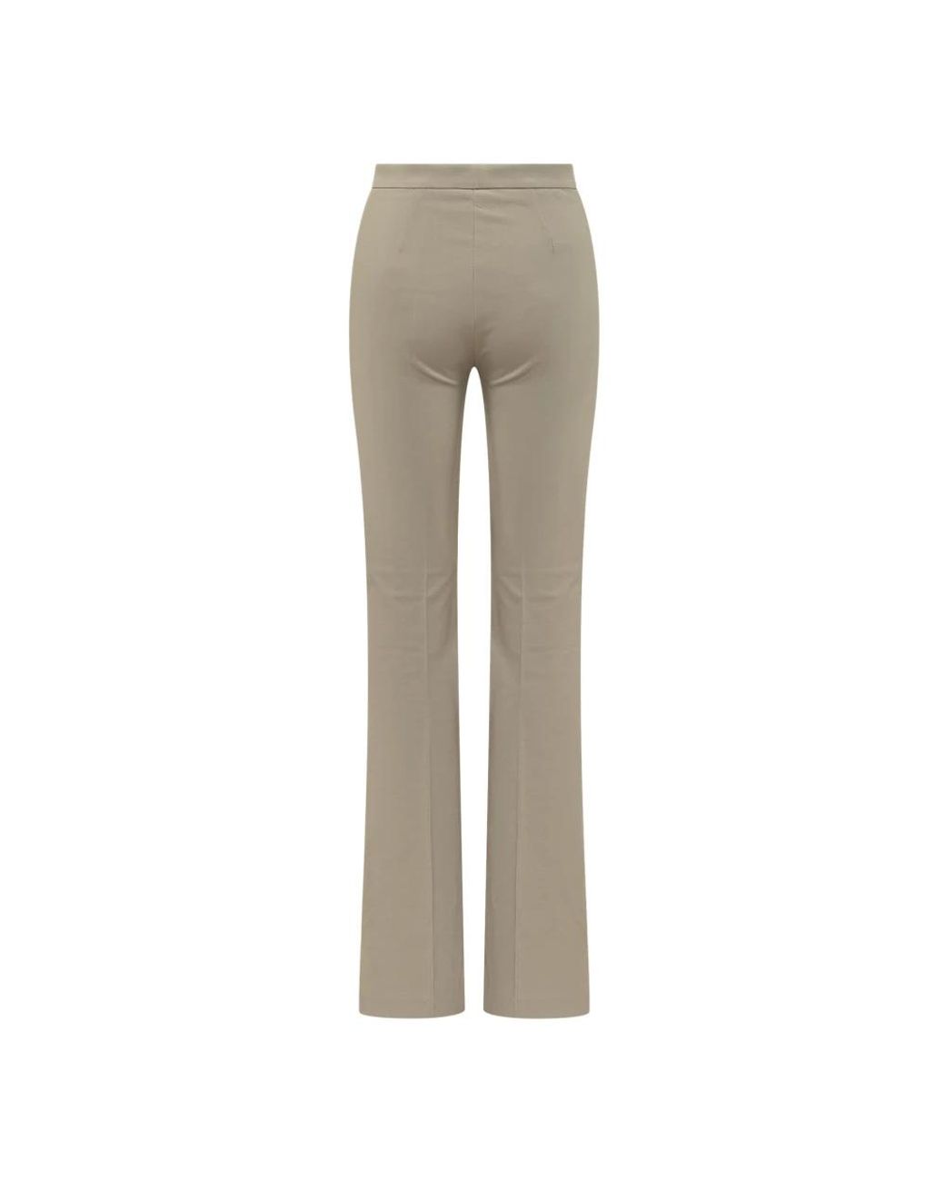 Pinko Gray Wide Trousers