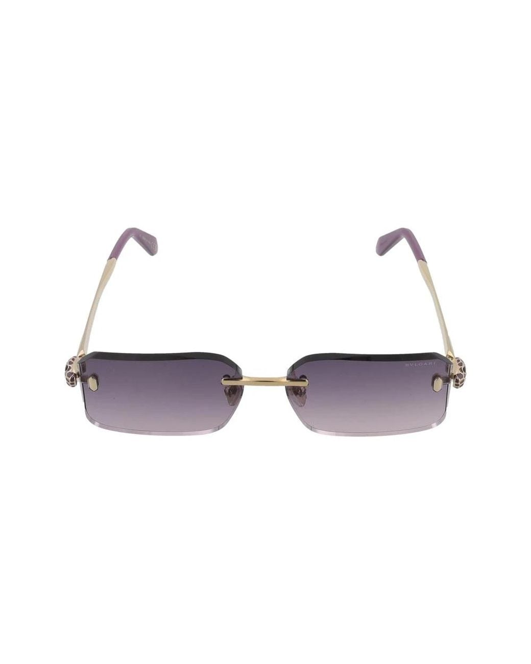 BVLGARI Purple Sunglasses