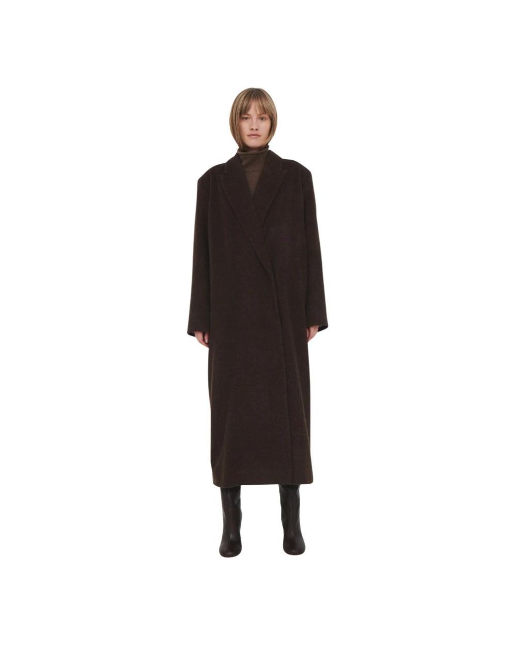 Single-Breasted Coats THE GARMENT de color Black