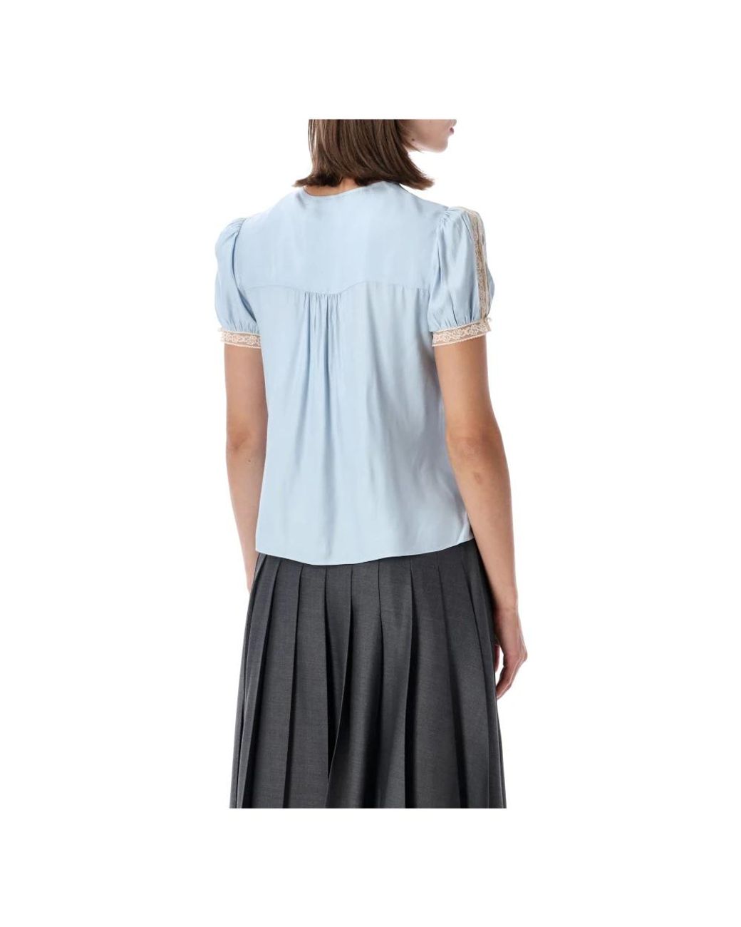 Blouses Self-Portrait en coloris Blue
