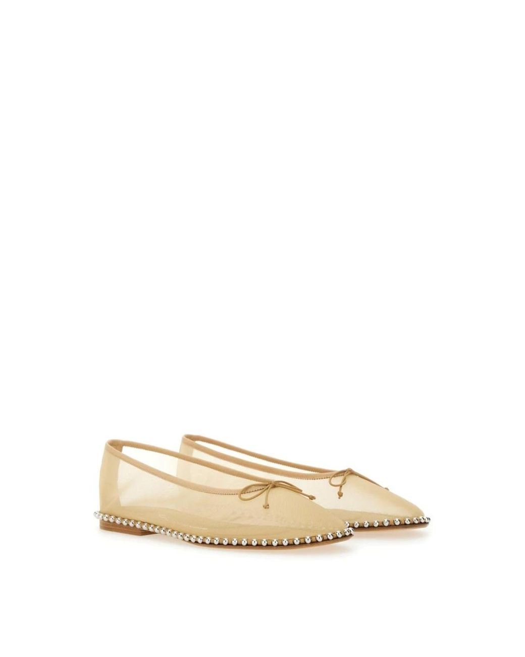 Alexander Wang Natural Ballerinas