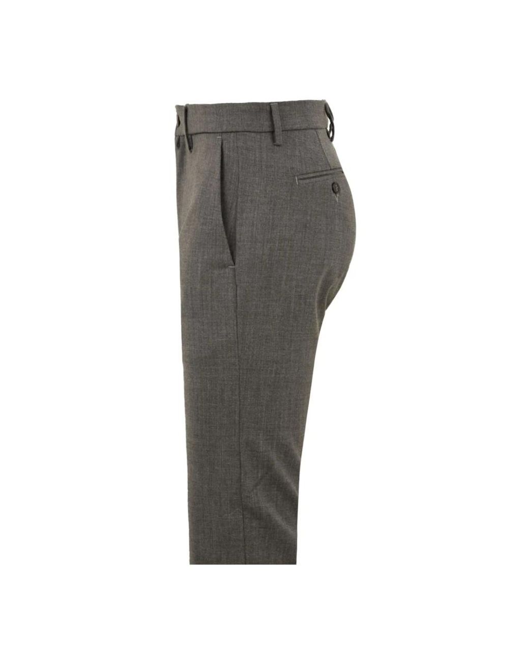 Siviglia Gray Suit Trousers for men
