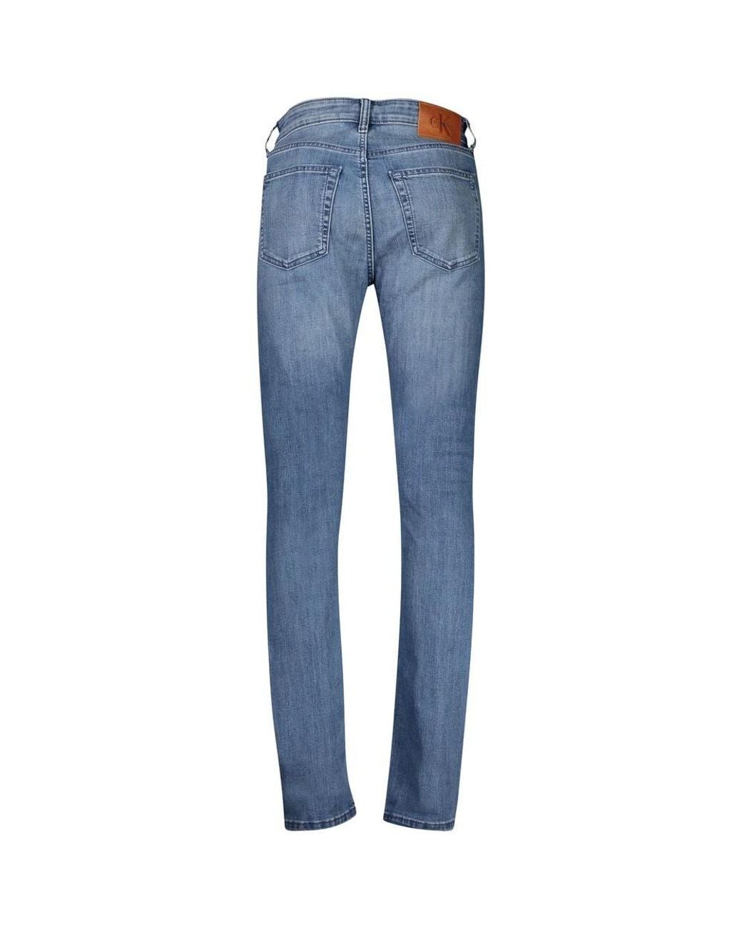 Calvin Klein Blue Blu Cotton Slim-Taper Jean Clothing for men