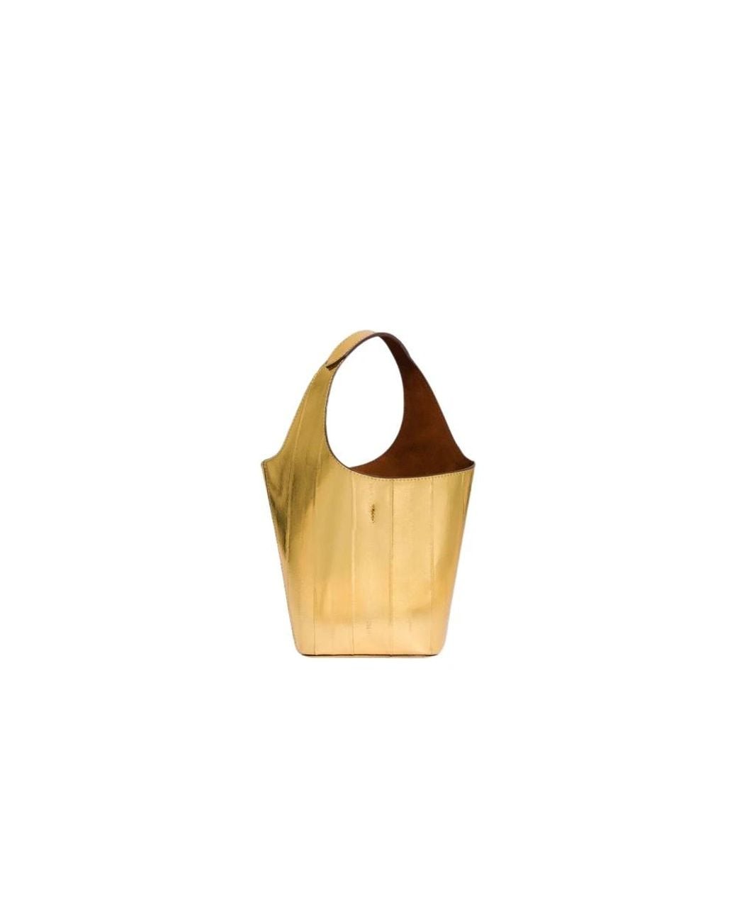 Alberta Ferretti Metallic Bucket Bags