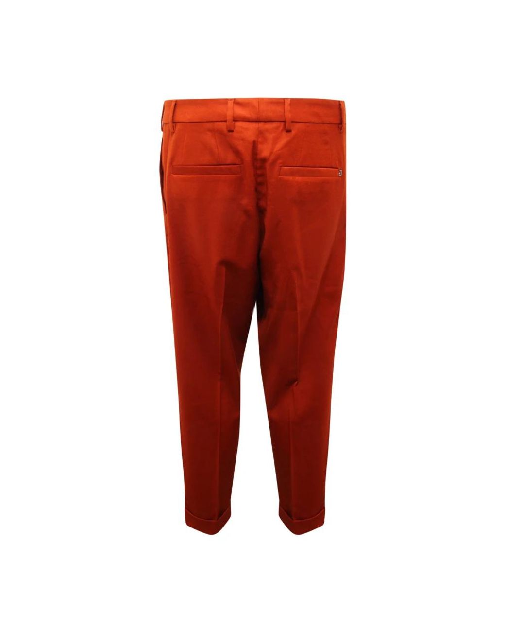 Dondup Red Slim-Fit Trousers for men