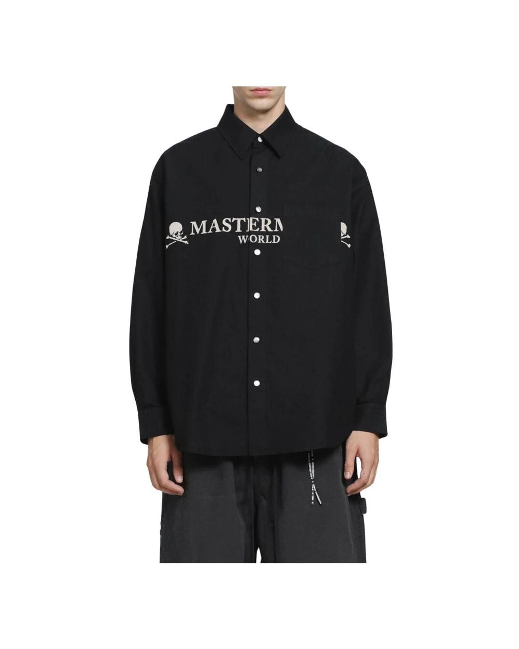 MASTERMIND WORLD Black Casual Shirts for men