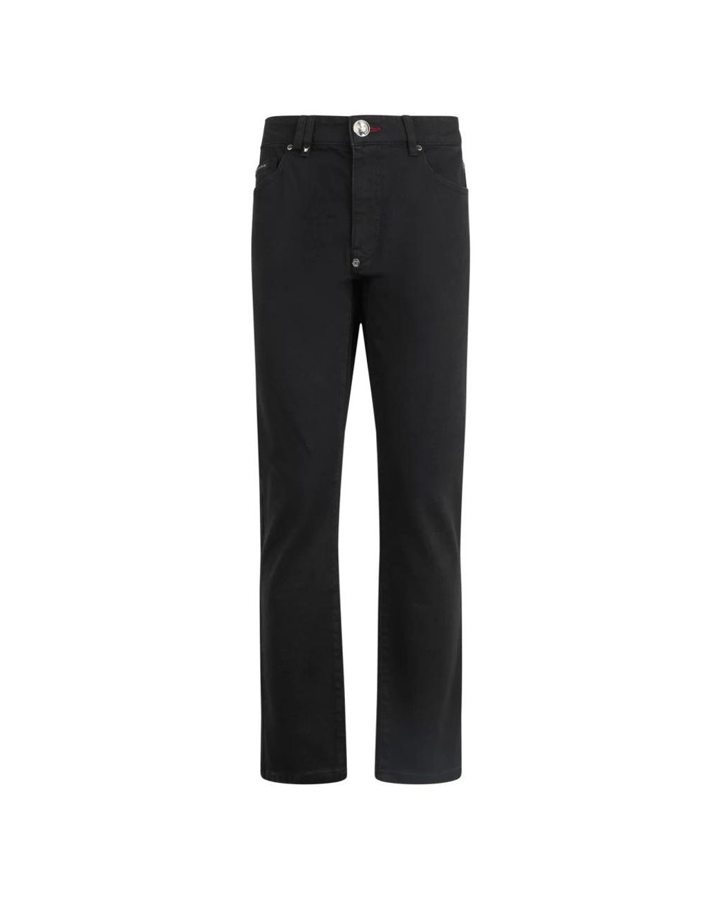 Philipp Plein Black Slim-Fit Jeans for men