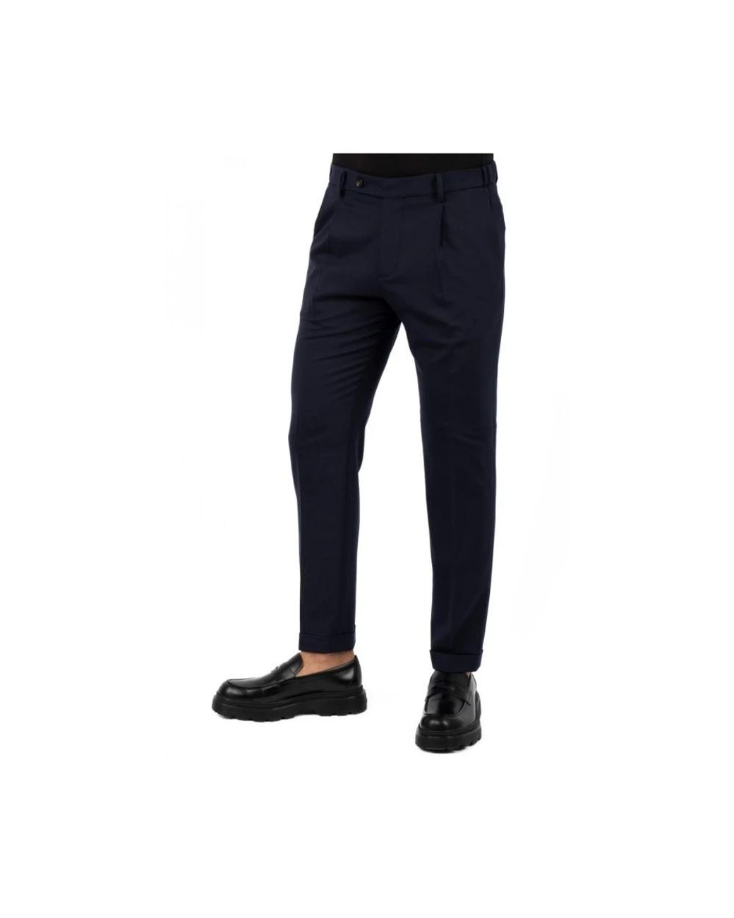 Berwich Blue Suit Trousers for men