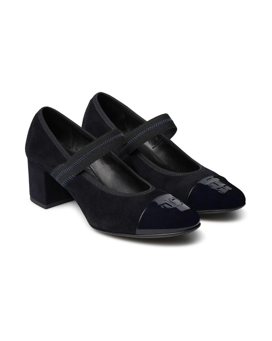 Fabi Black Mary-Jane Pump
