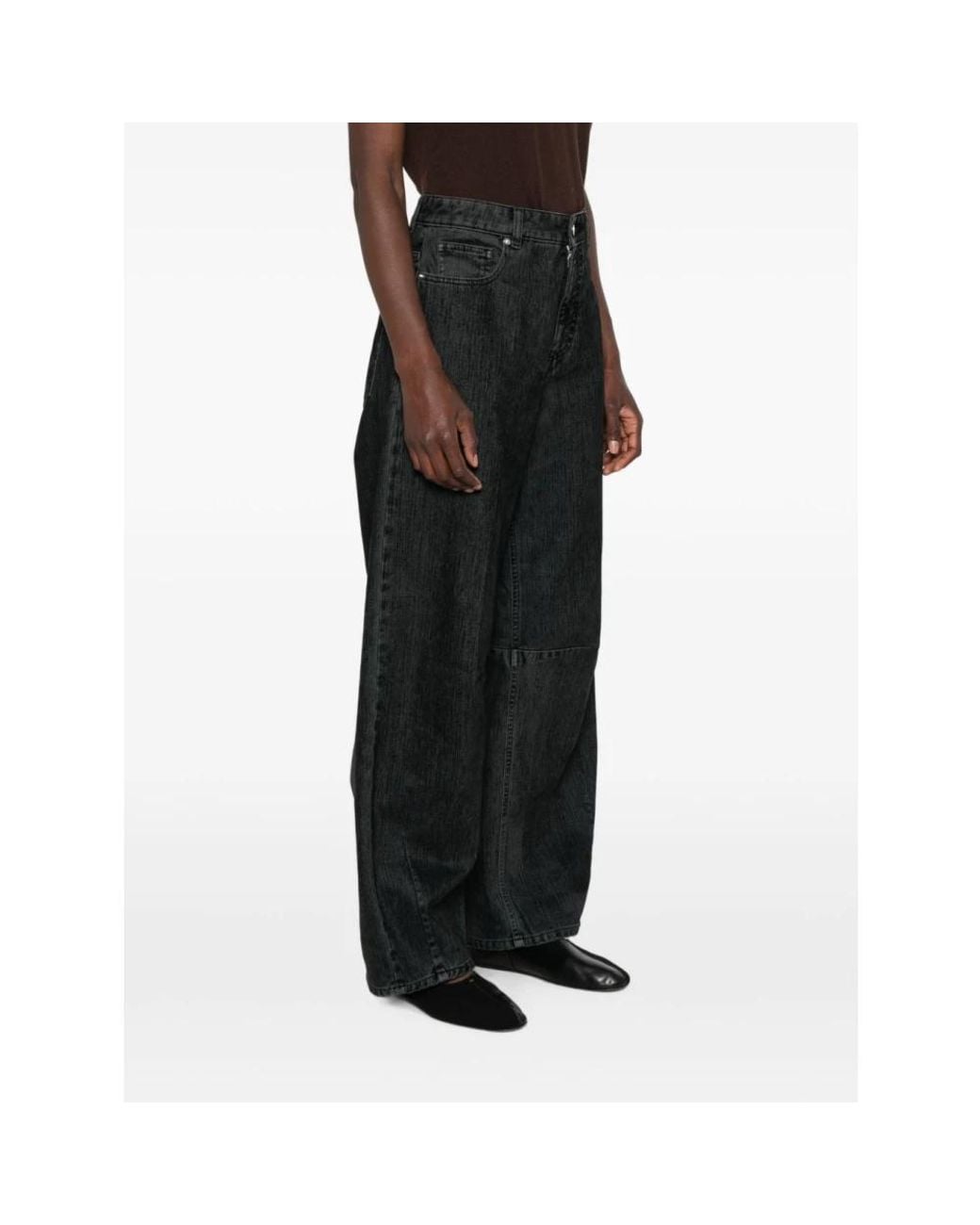 Nine:inthe:morning Gray Wide Jeans