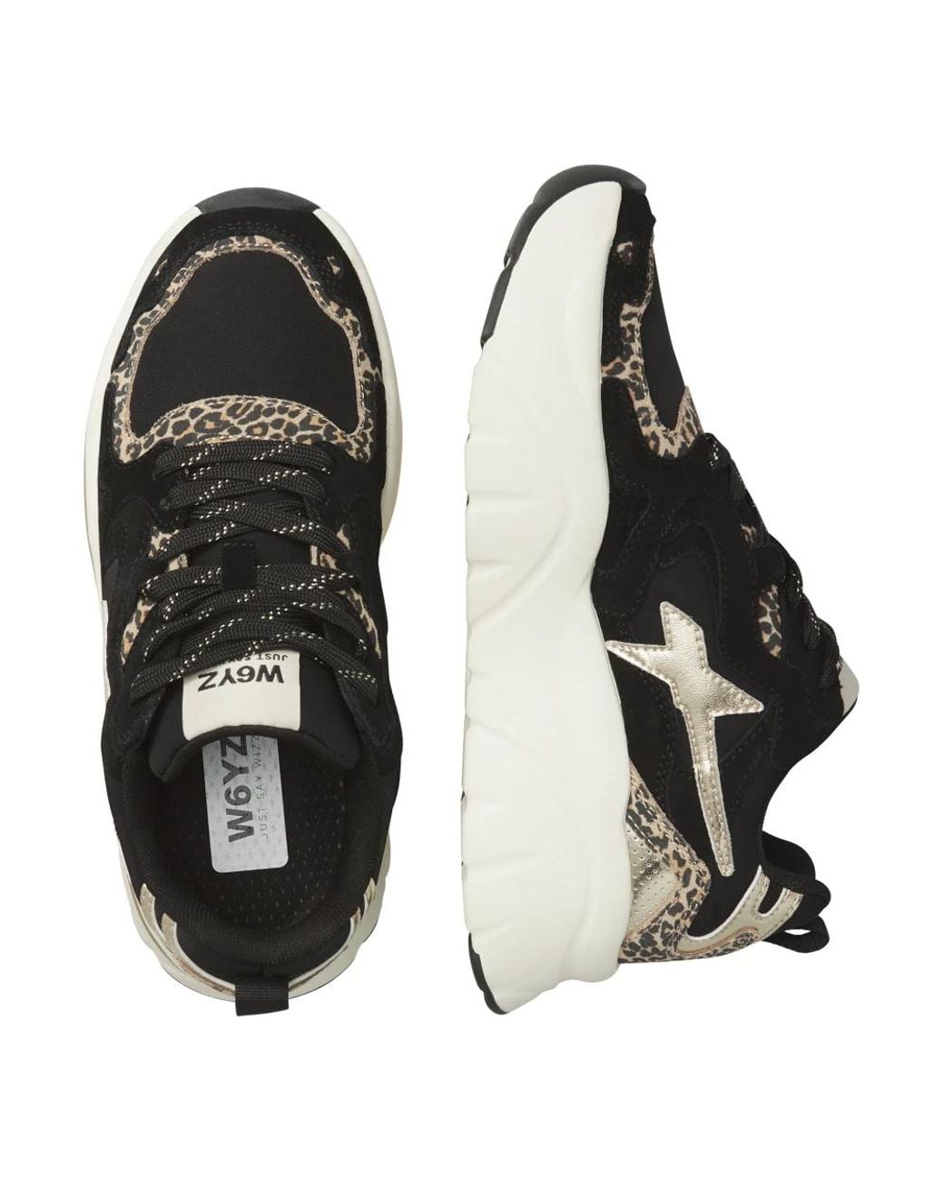 W6yz Black Sneakers