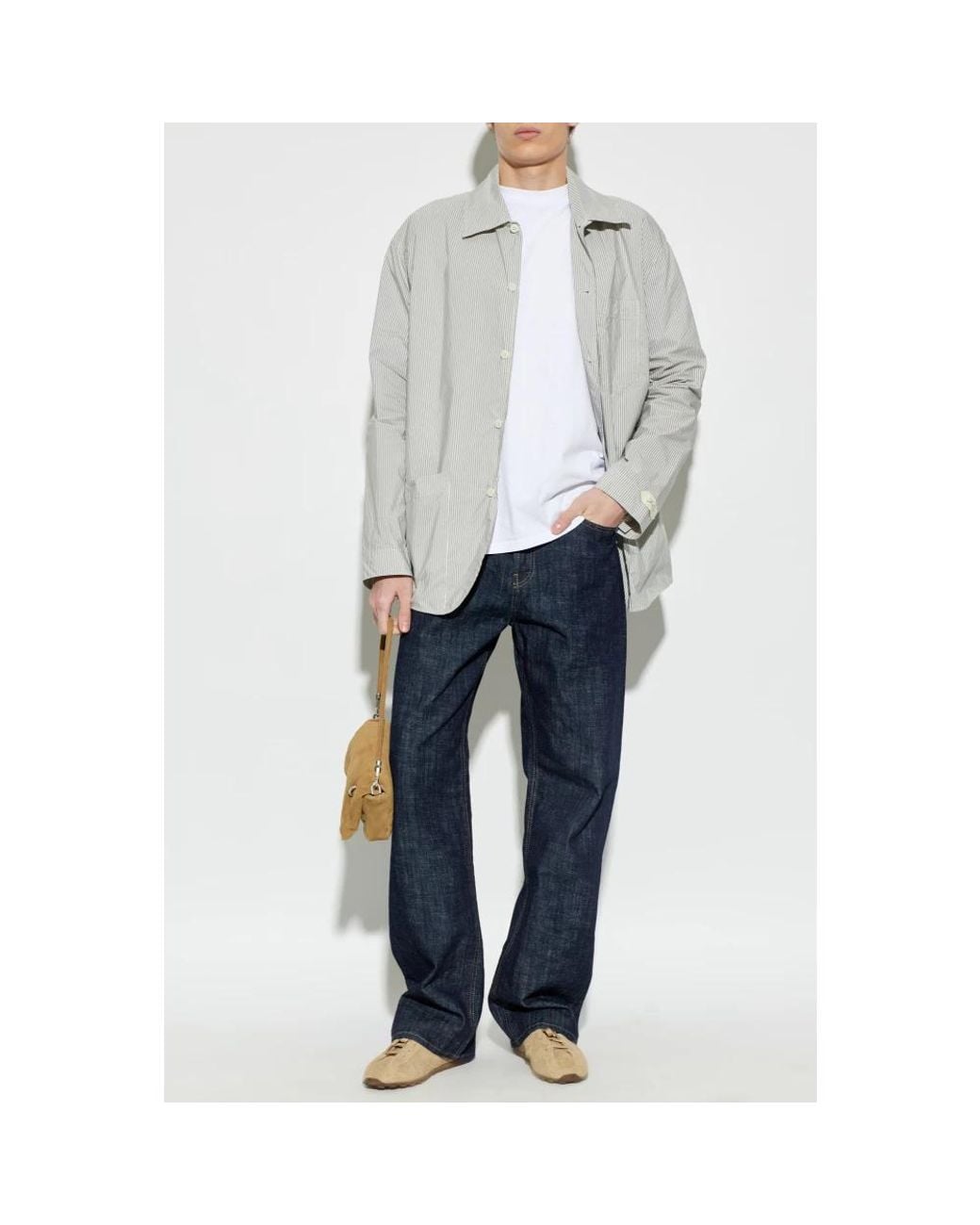 Jacquemus Blue Straight Jeans for men
