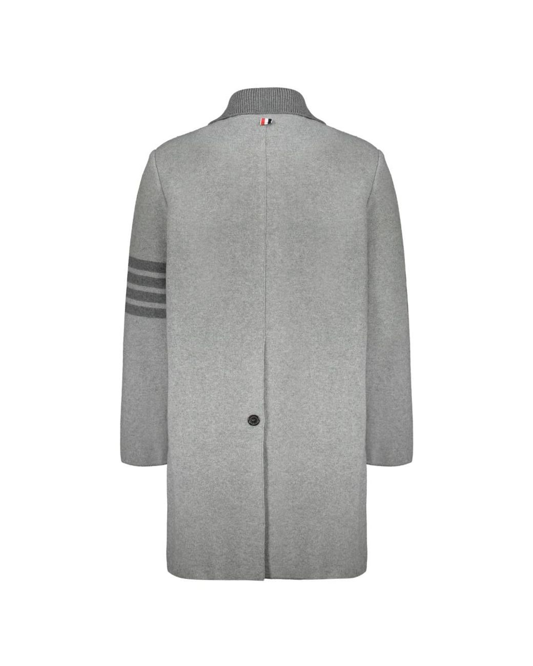 Single-Breasted Coats Thom Browne de hombre de color Gray