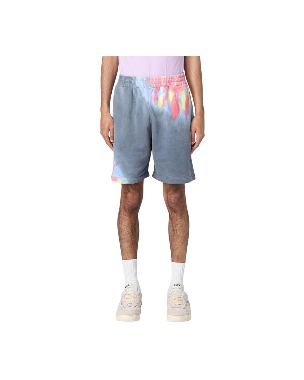 Casual Shorts MSGM pour homme en coloris Blue