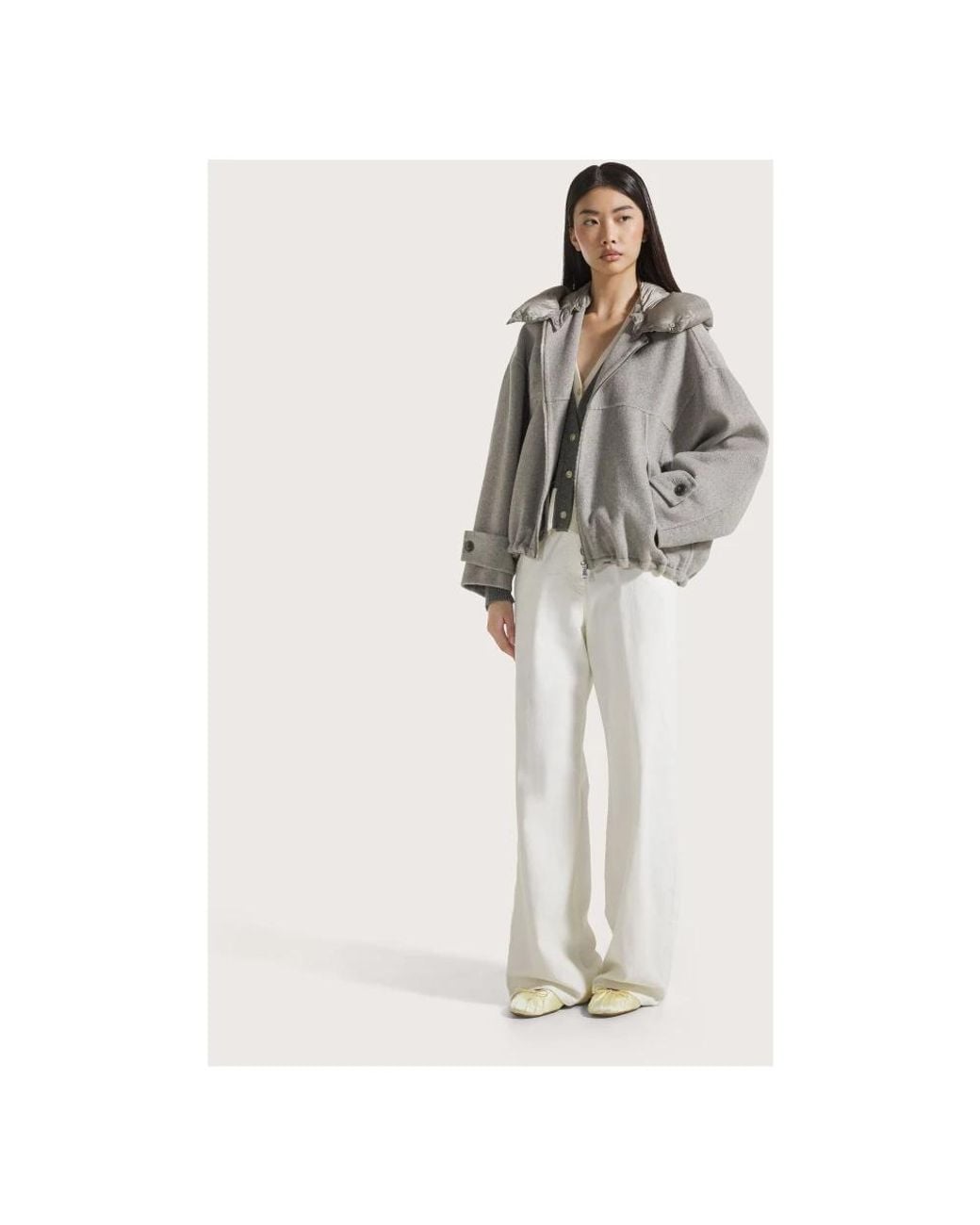 Winter Jackets Seventy en coloris Gray