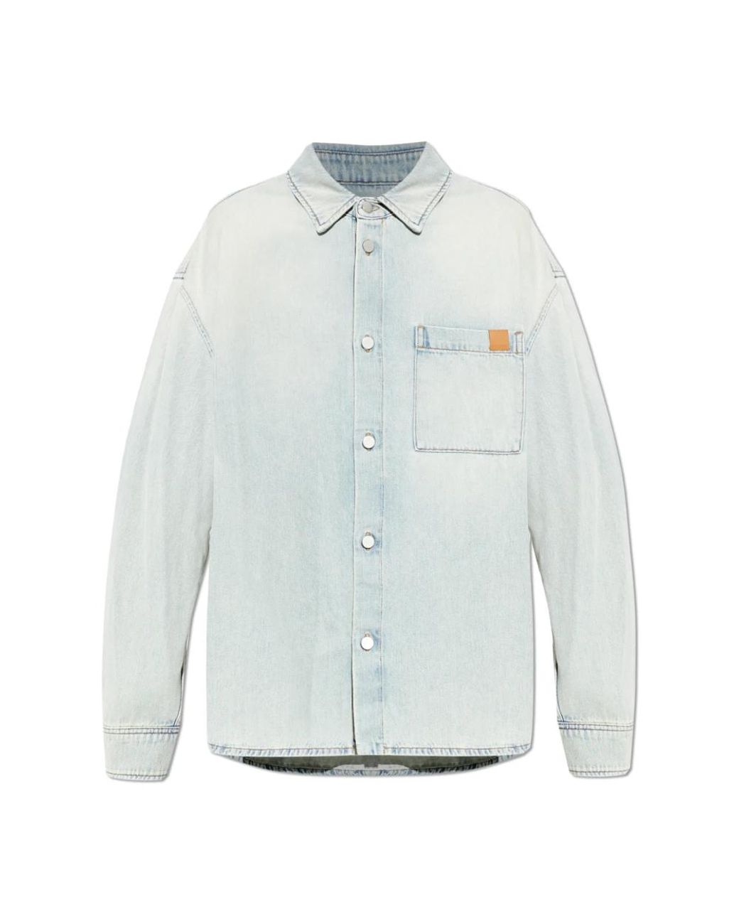 DARKPARK Overhemden ,Blauw ,Denim Keanu Denim Overhemd in het Blue voor heren