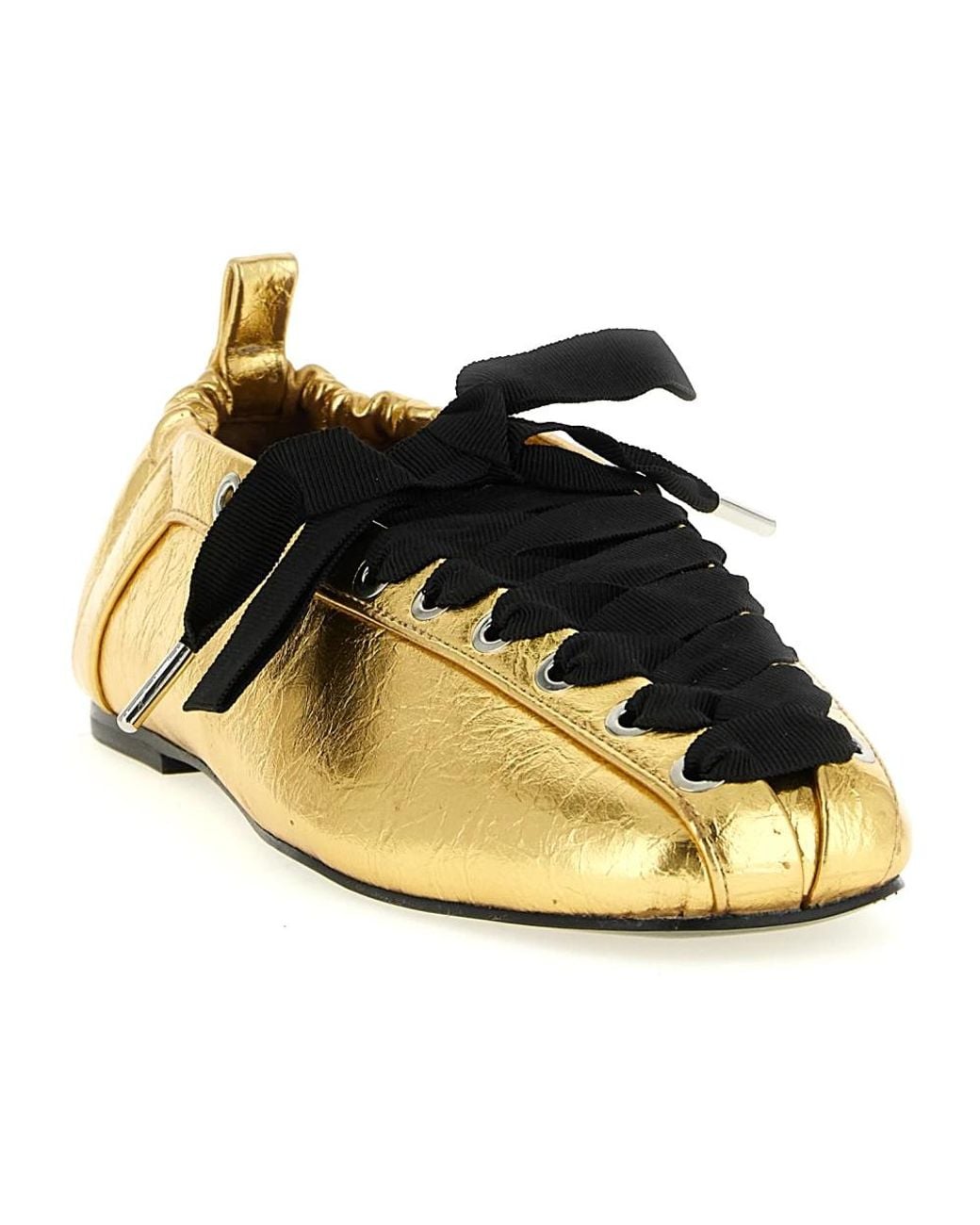 Ganni Yellow Loafers