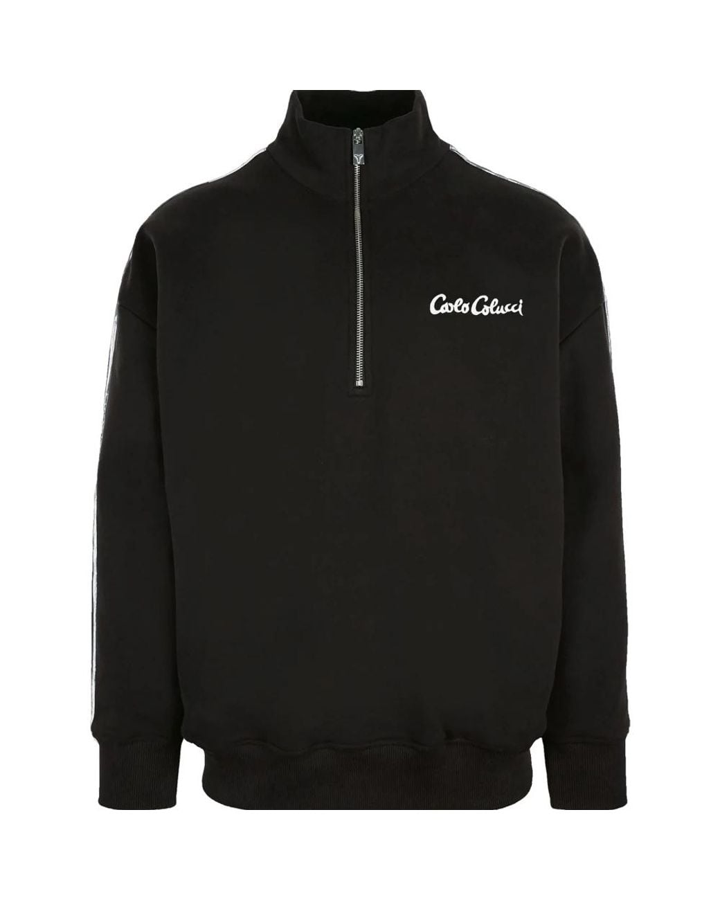 carlo colucci Black Zip-Throughs for men