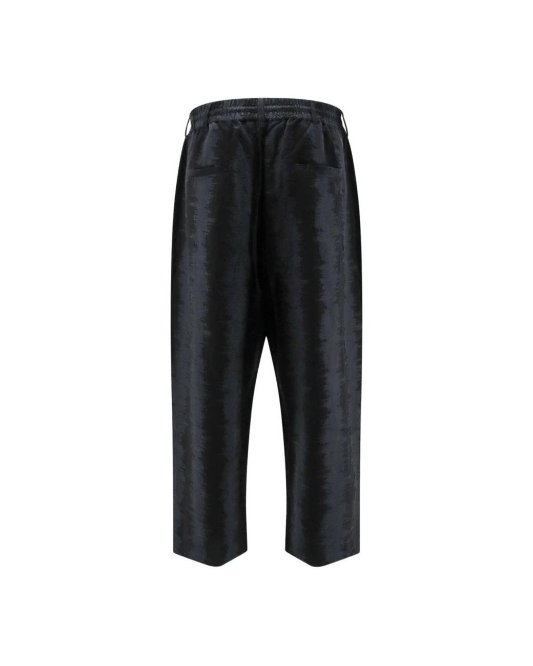Y-3 Black Wide Trousers for men