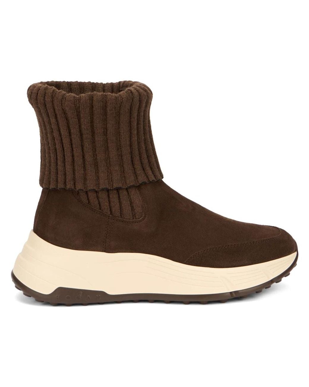 Hogan Brown Winter Boots
