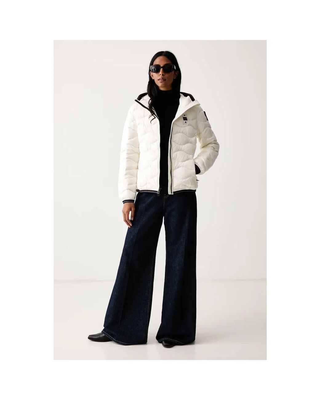 Down Jackets Blauer en coloris Natural