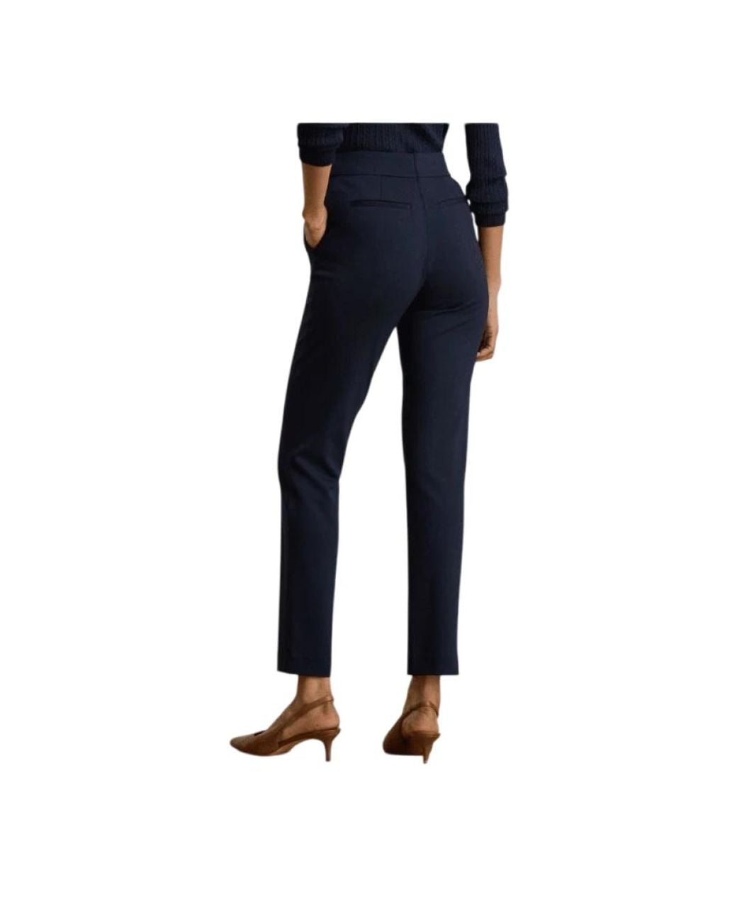 Ralph Lauren Blue Slim-Fit Trousers