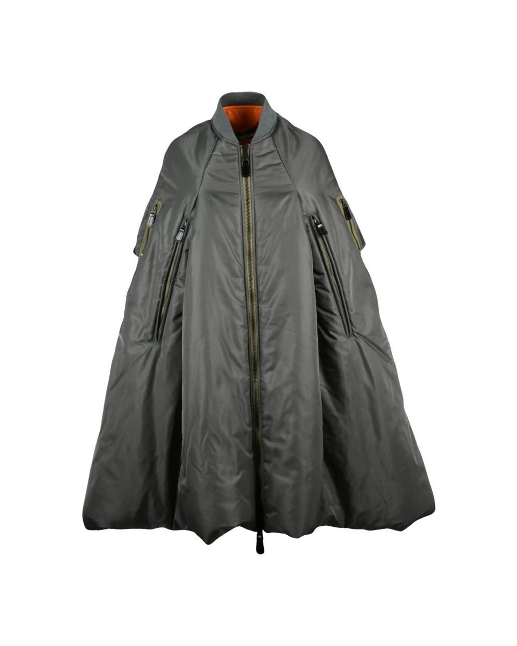 Junya Watanabe Jassen ,Groen ,Leer Cappa Lunga in het Gray