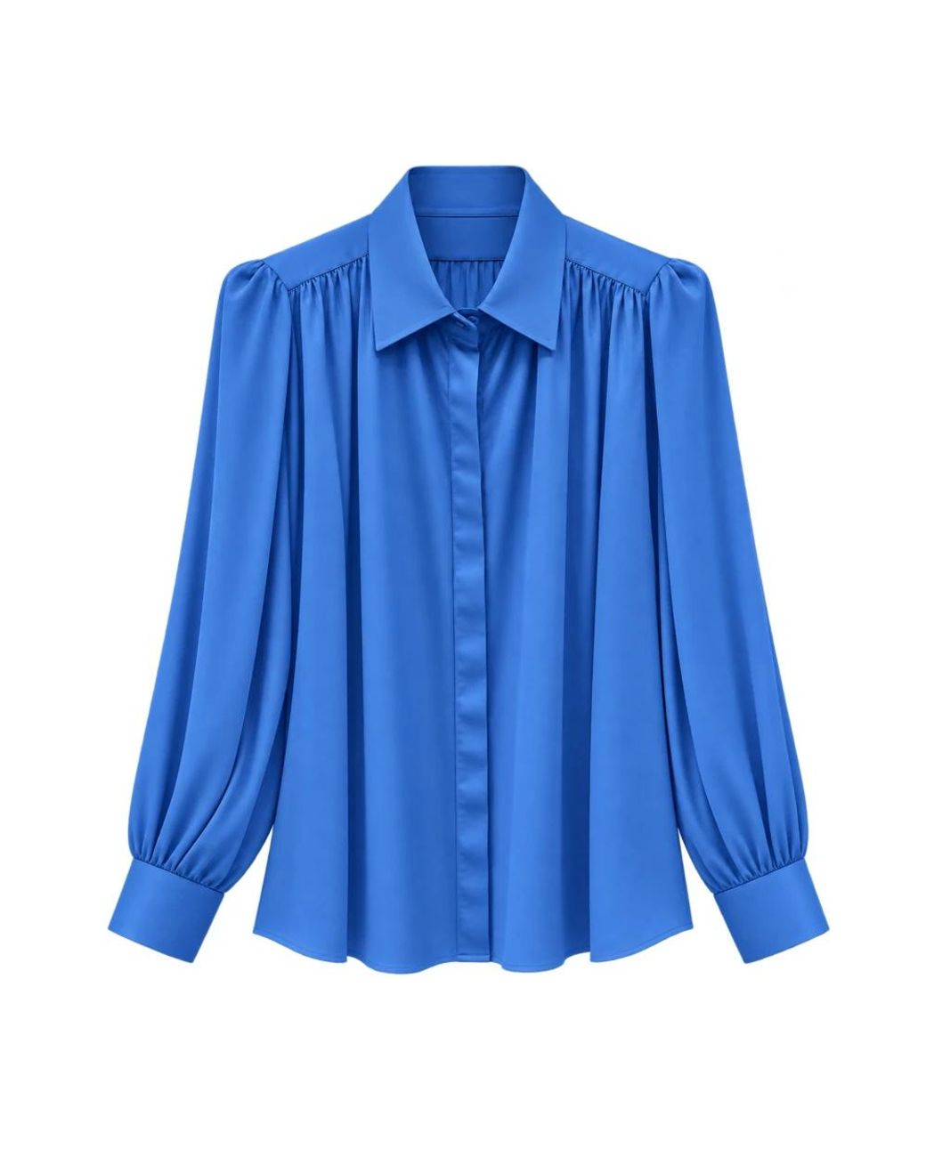 MARSĒM Viscose Blouse in het Blue