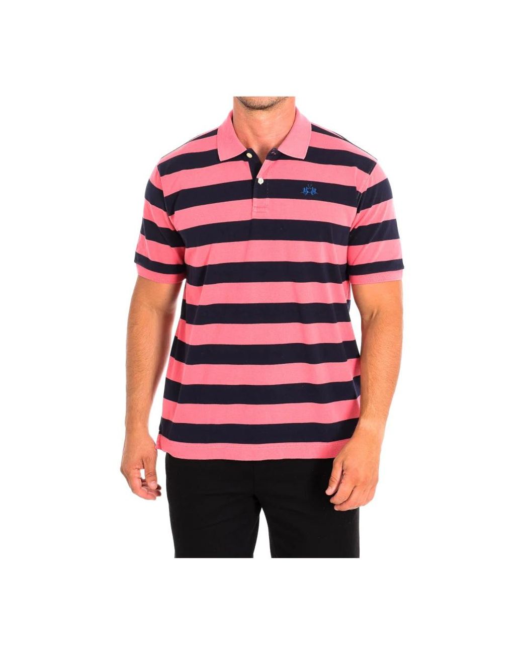 La Martina Red Polo Shirts for men