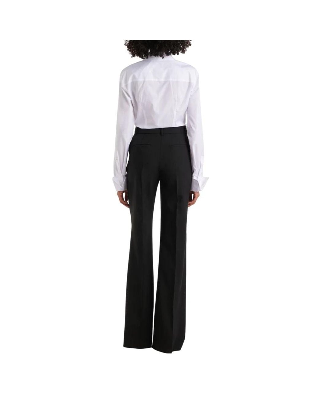 Sportmax Black Wide Trousers