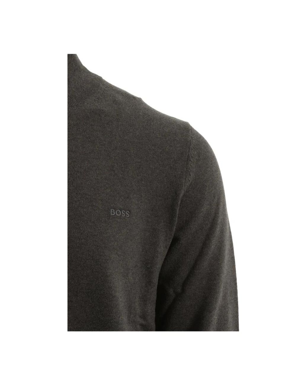 HUGO Truien & Vesten ,Grijs ,Katoen Palano-L Vest in het Black voor heren